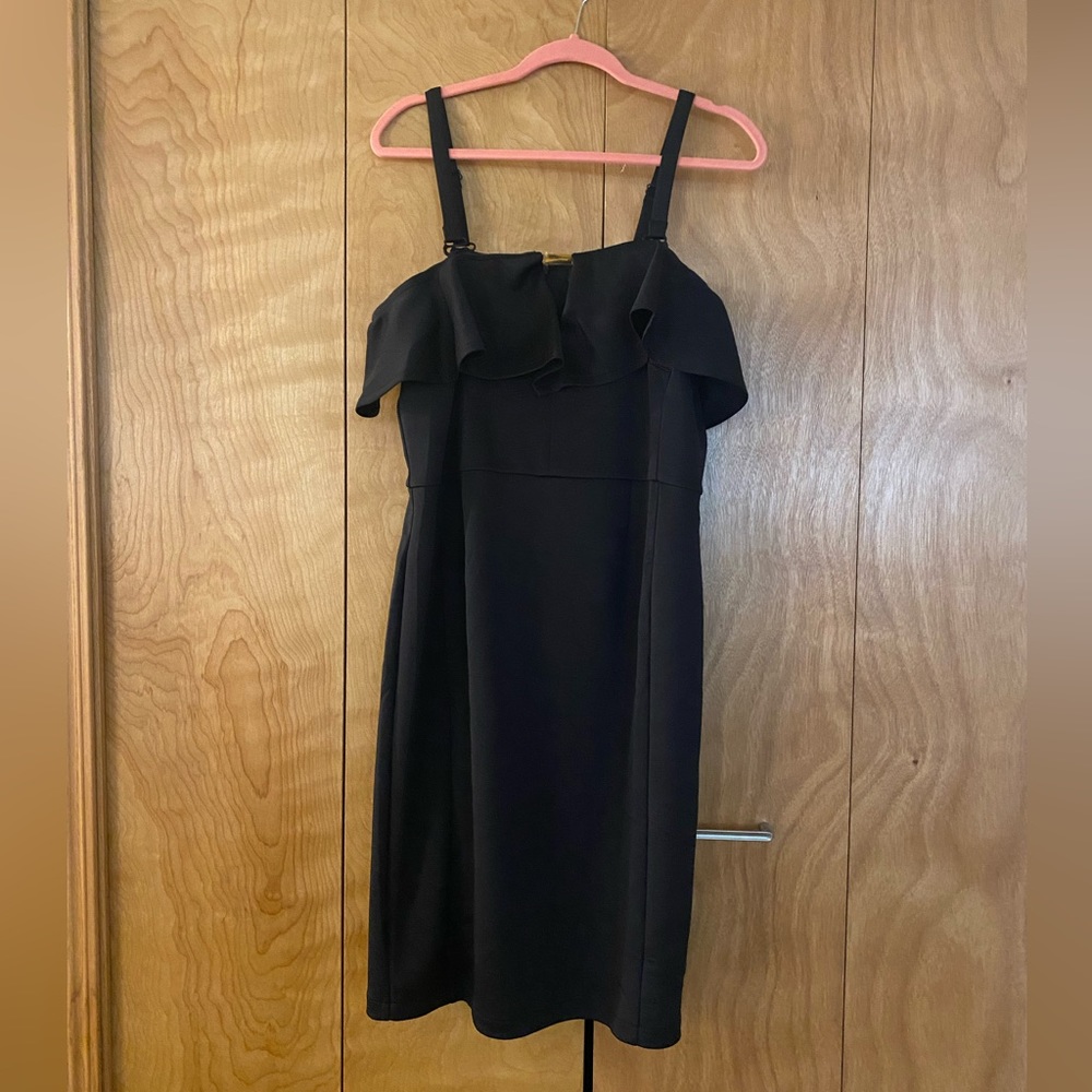 Lane Bryant black body con dress